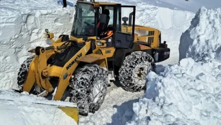 Sivas’ta Kar Temizleme Çalışmaları Hız Kesmiyor, Ekipler Gün Boyu Mesai Yapıyor