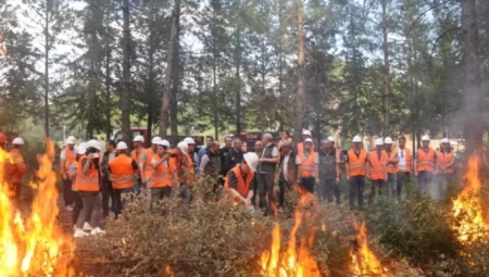 Ege’de Orman Yangını Tatbikatı Yapıldı: 5 İl Aynı Anda Alarm Durumuna Geçti
