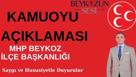MHP’li Çömlekçi’den CHP Beykoz İlçe Başkanı Taştan’a sert çıkış: ‘Beykozlular muhatap bulamıyor’