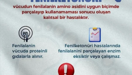 Türkiye’de Her 25 Kişiden Biri Taşıyıcı: Fenilketonüri Erken Tanı Olmazsa Beyin Hasarına Yol Açıyor