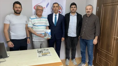 Kastamonu Valiliği Basın Müdürü Hamdi Nalbant’tan Gazeteciler Derneği’ne anlamlı ziyaret