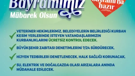 Kayseri Büyükşehir Belediyesi, Kurban Bayramı için kapsamlı önlemler aldı