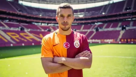 Lukas Podolski’den Galatasaray Taraftarını Heyecanlandıran Sane Paylaşımı