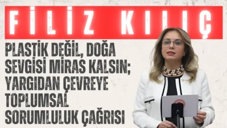 MHP’li Filiz Kılıç: ‘Plastik değil, doğa sevgisi miras kalsın; yargıdan çevreye toplumsal sorumluluk çağrısı’