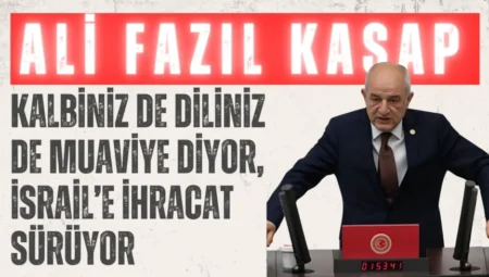 CHP’li Ali Fazıl Kasap: ‘Kalbiniz de diliniz de Muaviye diyor, İsrail’e ihracat sürüyor’