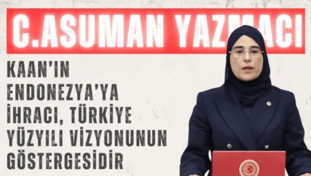 AK Parti Şanlıurfa Milletvekili Cevahir Asuman Yazmacı: ‘KAAN’ın Endonezya’ya ihracı, Türkiye Yüzyılı vizyonunun göstergesidir’