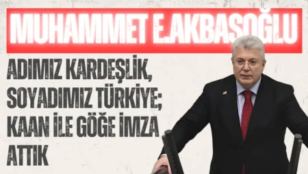AK Parti Grup Başkanvekili Akbaşoğlu: ‘Adımız kardeşlik, soyadımız Türkiye; KAAN ile göğe imza attık’